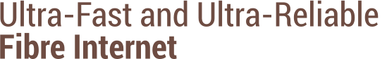 Ultra-Fast and Ultra-Reliable  Fibre Internet