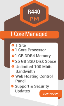 1 C o r e Managed R440