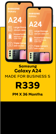 Samsung Galaxy A24 MADE FOR BUSINESS S R339 PM X 36 Months