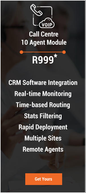 Get Yours Call Centre  10 Agent Module * R999  CRM Software Integration Real-time Monitoring Time-based Routing Stats Filtering Rapid Deployment Multiple Sites Remote Agents