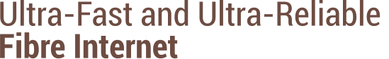 Ultra-Fast and Ultra-Reliable  Fibre Internet