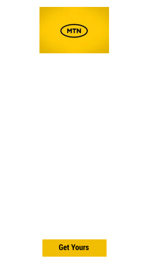 MTN  Broadband LTE 10GB (Month-to-Month) R119 P/M Anytime Data: 10GB Work Express (08:00 - 17:00): 5GB Total Data: 15GB •	Unthrottled & Unshapped •	Fast and reliable access speeds •	No physical line installation •	One free Static IP on request •	Router Not Included Get Yours